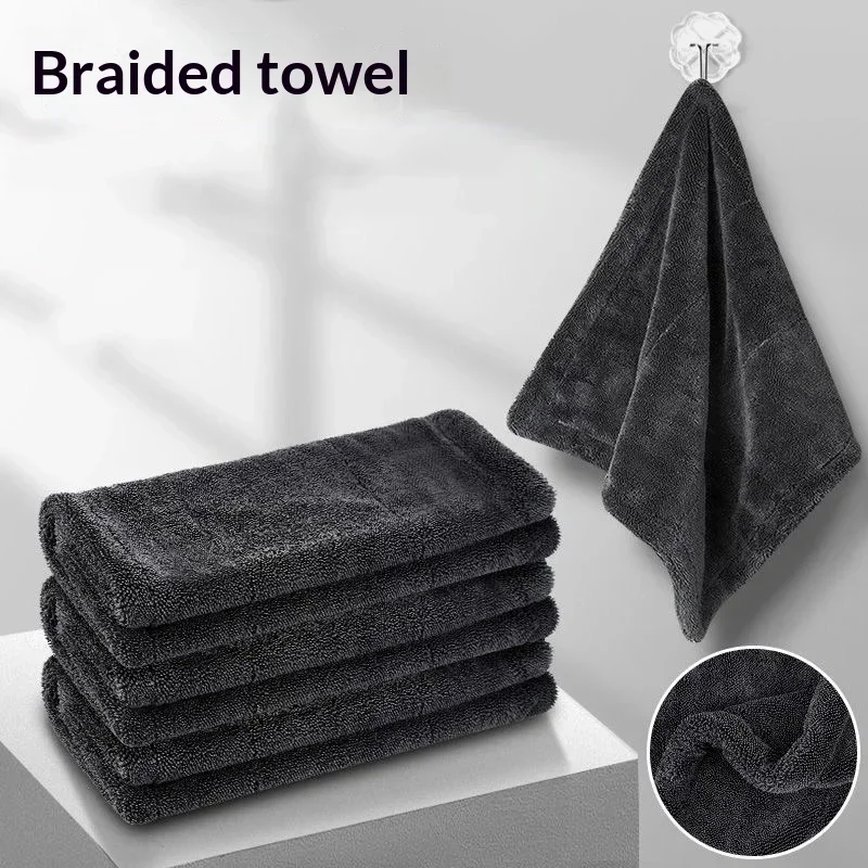 Microfiber Towel Detailing - 500GSM Autopflege-Waschtuch Ultra-Saugfähiges Trockentuch Mikrofaser-Autoreinigungstuch für