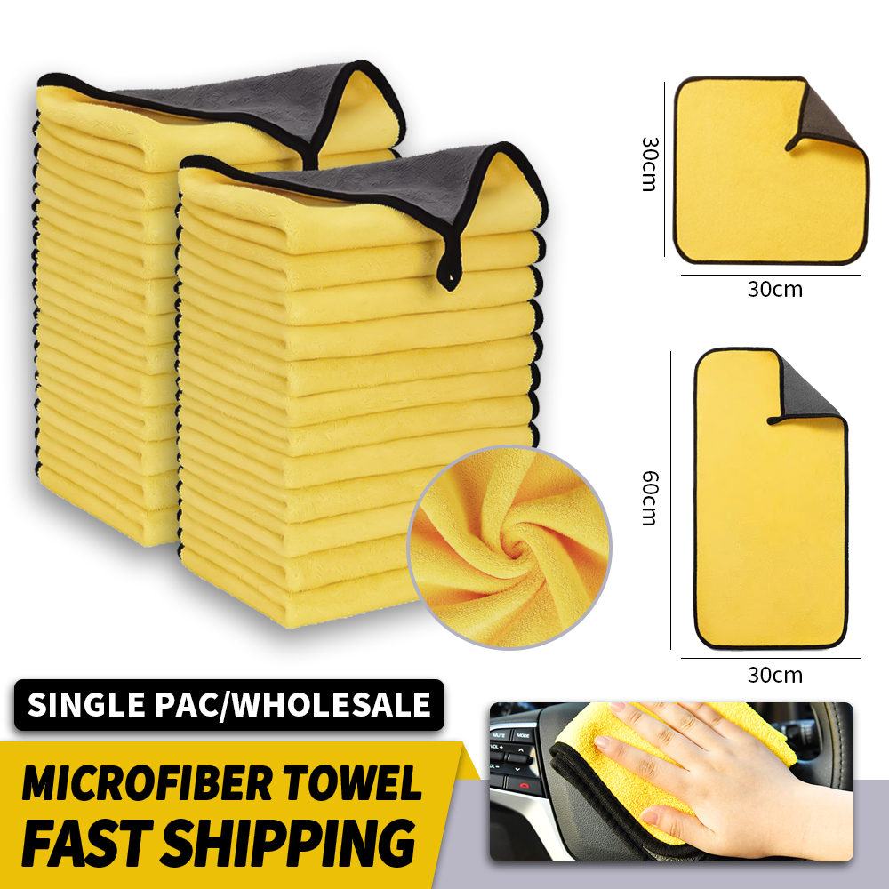 Microfiber Towel Detailing - 3/5/10Pcs Auto Waschen Mikrofaser Handtuch 30x30/60CM