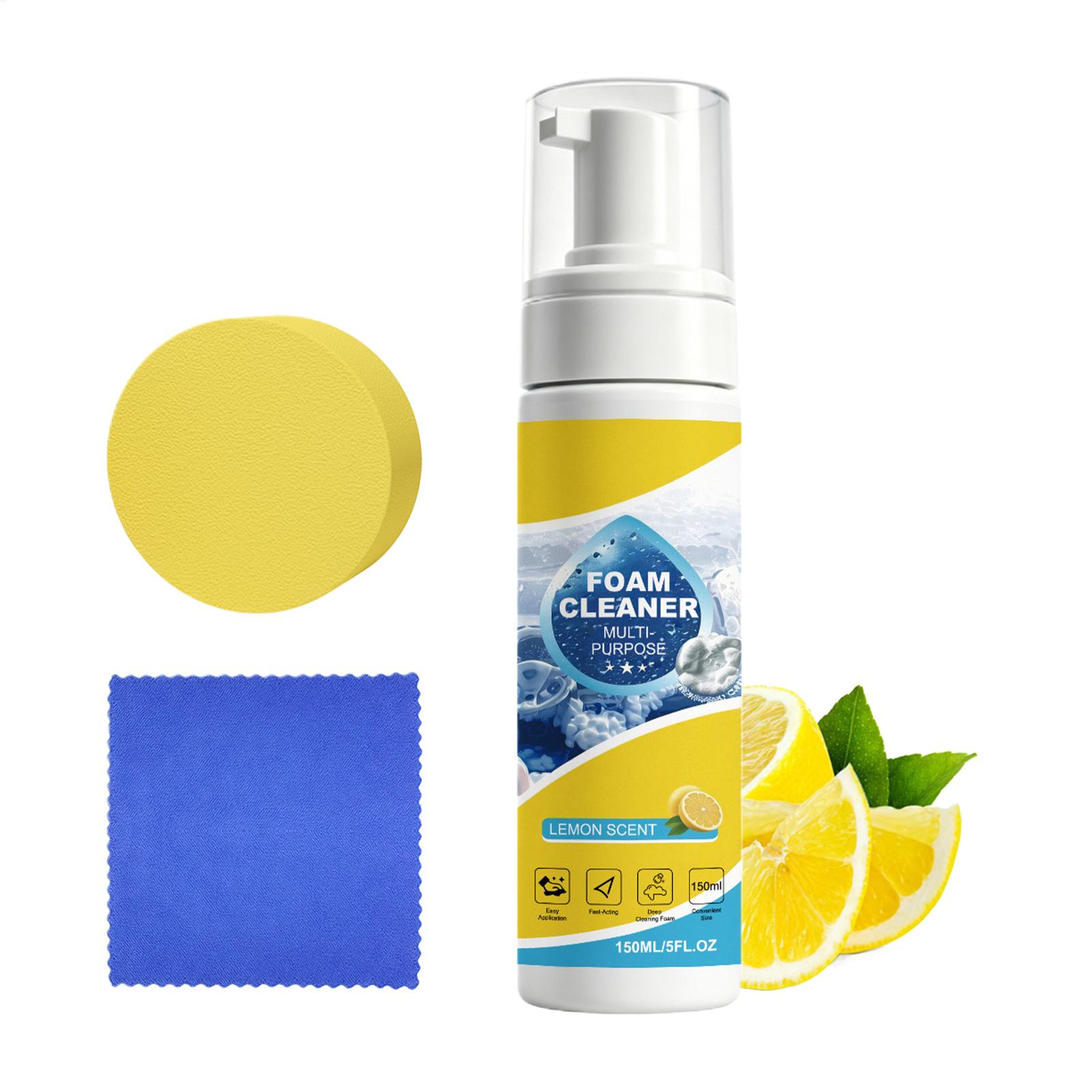Leather Cleaner Interior - 150ml Mehrzweck-Autoinnenraumreiniger Tiefenreinigungsschaum Stellt Leder- und