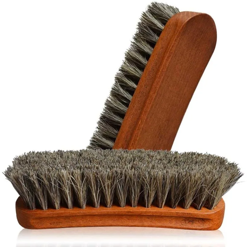 Leather Cleaner Interior - Neue Textil-Reinigungsbürste aus Rosshaar-Leder für Auto-Innenraum,