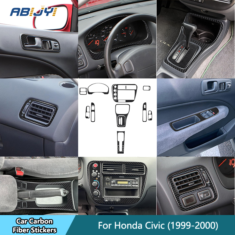 Interior Detailing Kit - Für Honda Civic 1999 2000 Carbon