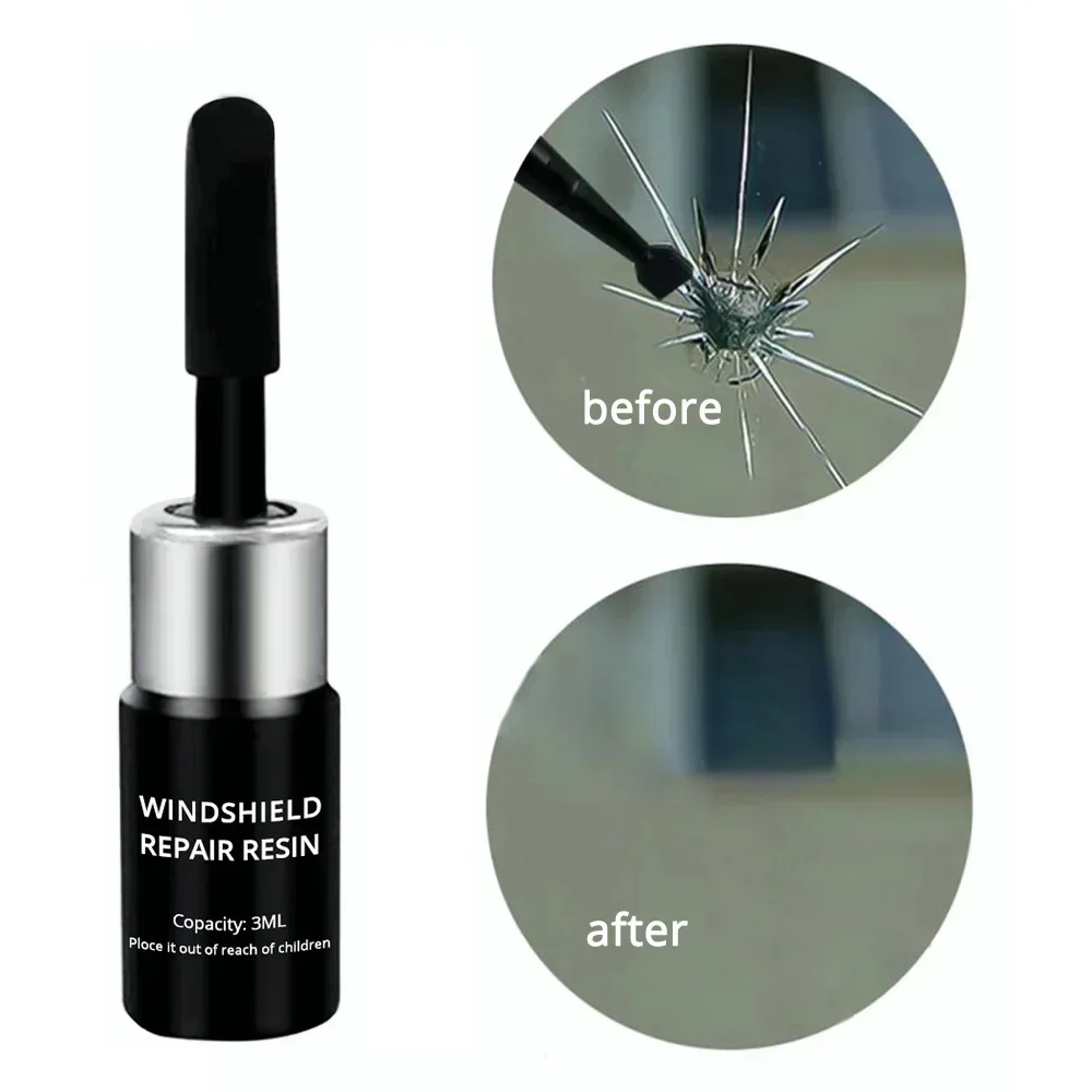 Glass Cleaner Streak - Verbessertes Autoreparatur-Set für Windschutzscheiben: Nano-Reparaturflüssigkeit zur