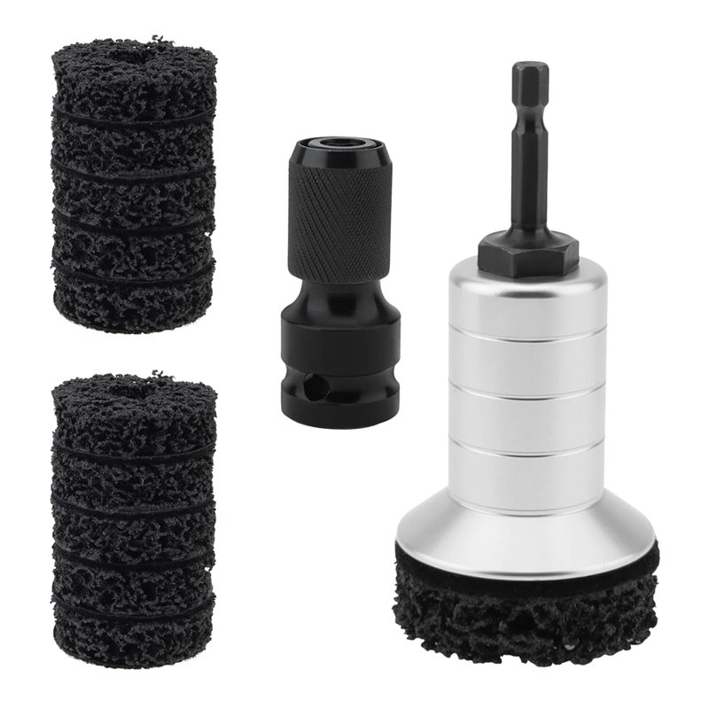 Wheel Cleaner Alloy - AB61-Auto-Radnabenbürste, Radbolzenreiniger, Schleifgerät für elektrische Bohrmaschine,