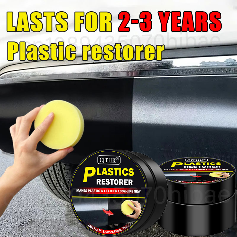 Trim Restorer Plastic - Kunststoff-Auffrischer für Autos, wieder schwarz glänzend,