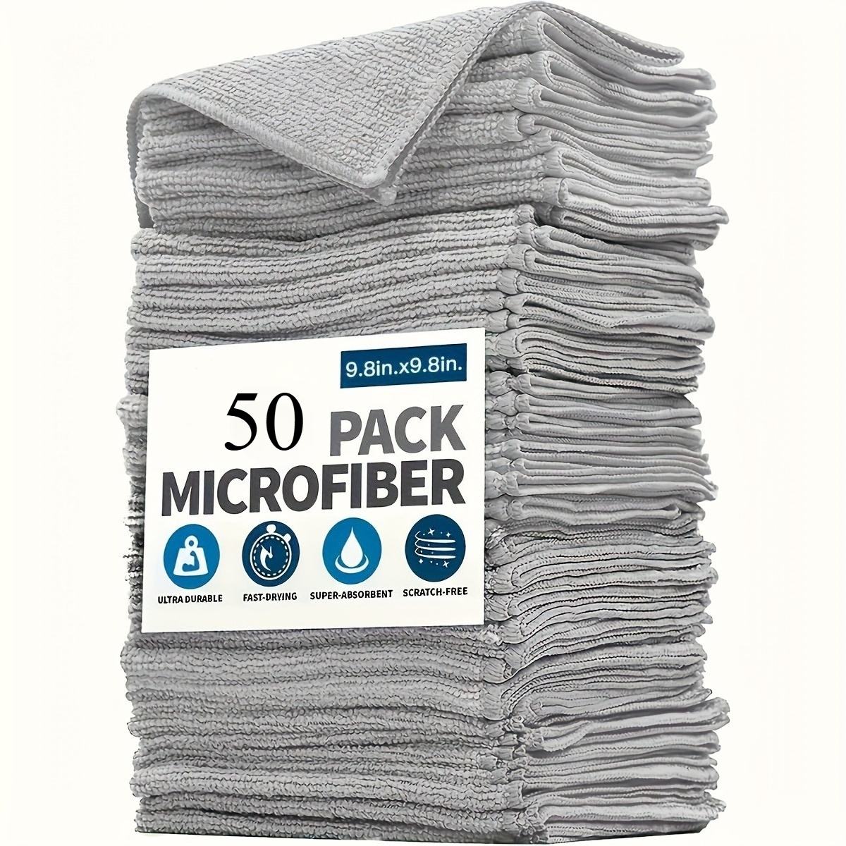 Microfiber Towel Detailing - Verdickte Mikrofaser-Reinigungstücher, fusselfreie Mikrofaser-Reinigungstücher, wiederverwendbare Reinigungstücher,