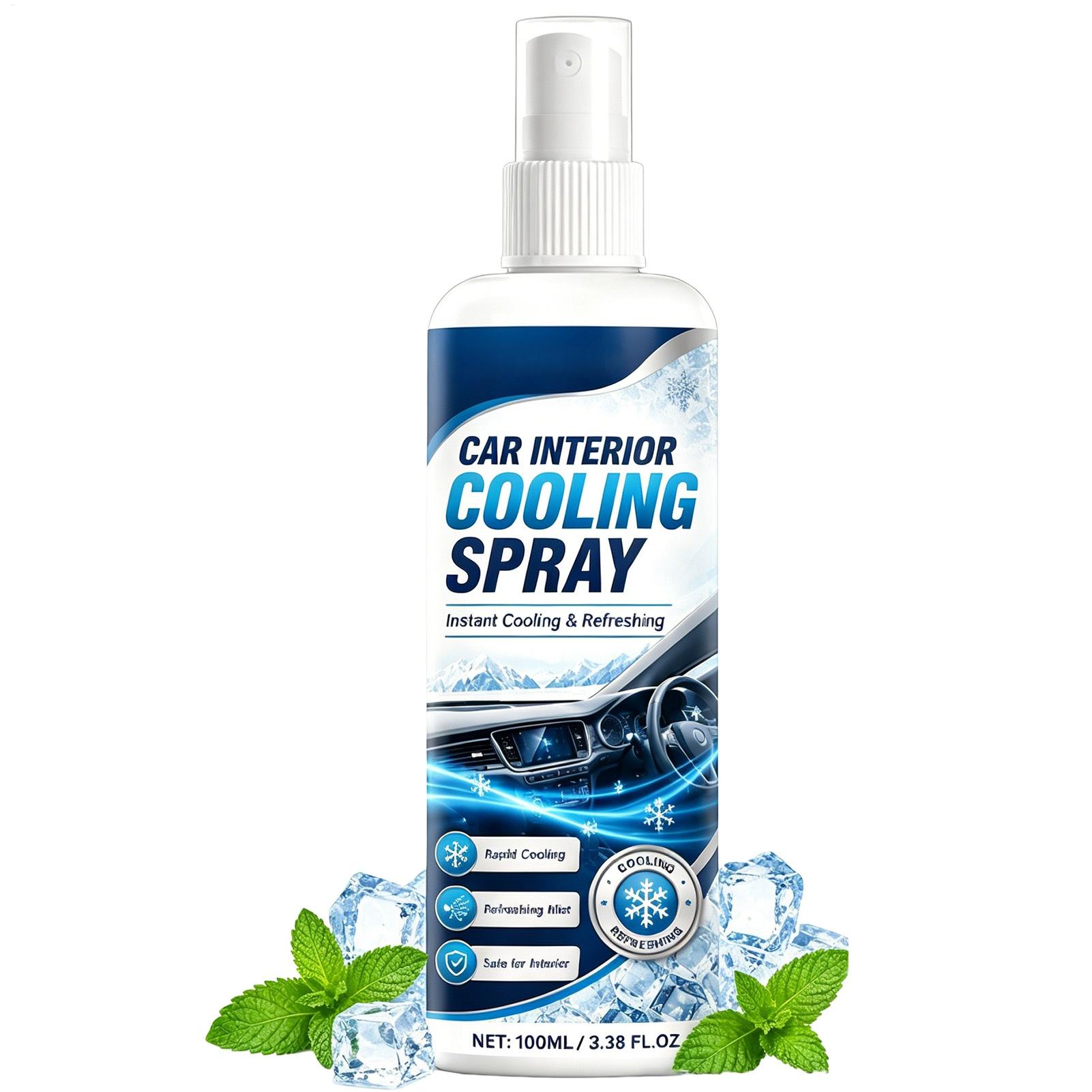 Odor Eliminator Car - 100ml Auto-Innenraum-Kühlspray Schnellwirkendes Kältespray zur Kühlung