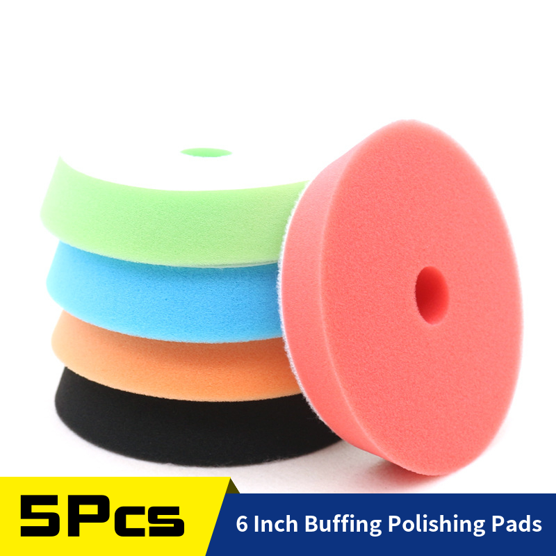 Polish Pad Set Buffer - 5Pcs 6 zoll Schwamm Polieren Pad