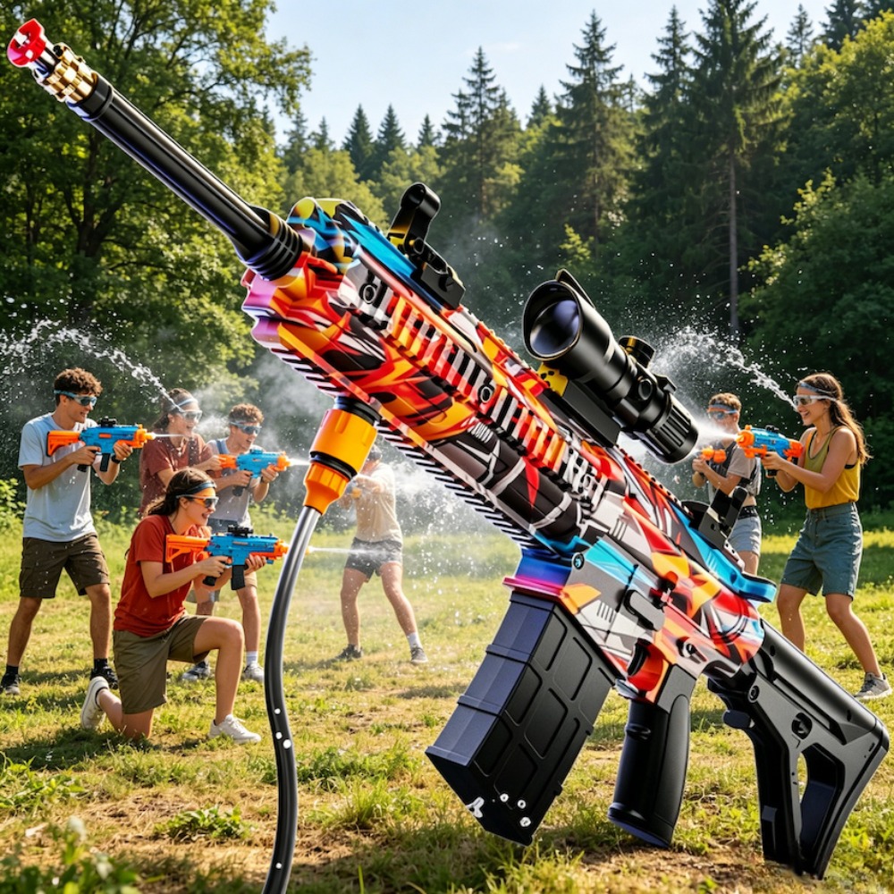 Car Shampoo Ph - Hochdruck-M41-Wasserpistole Spielzeug-Autowaschgerät mit abnehmbarem Schlauch, Zielfernrohr