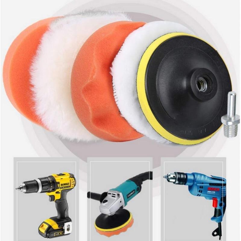 Polish Pad Set Buffer - 6Pcs Schaum Pad Puffer Kit Polieren