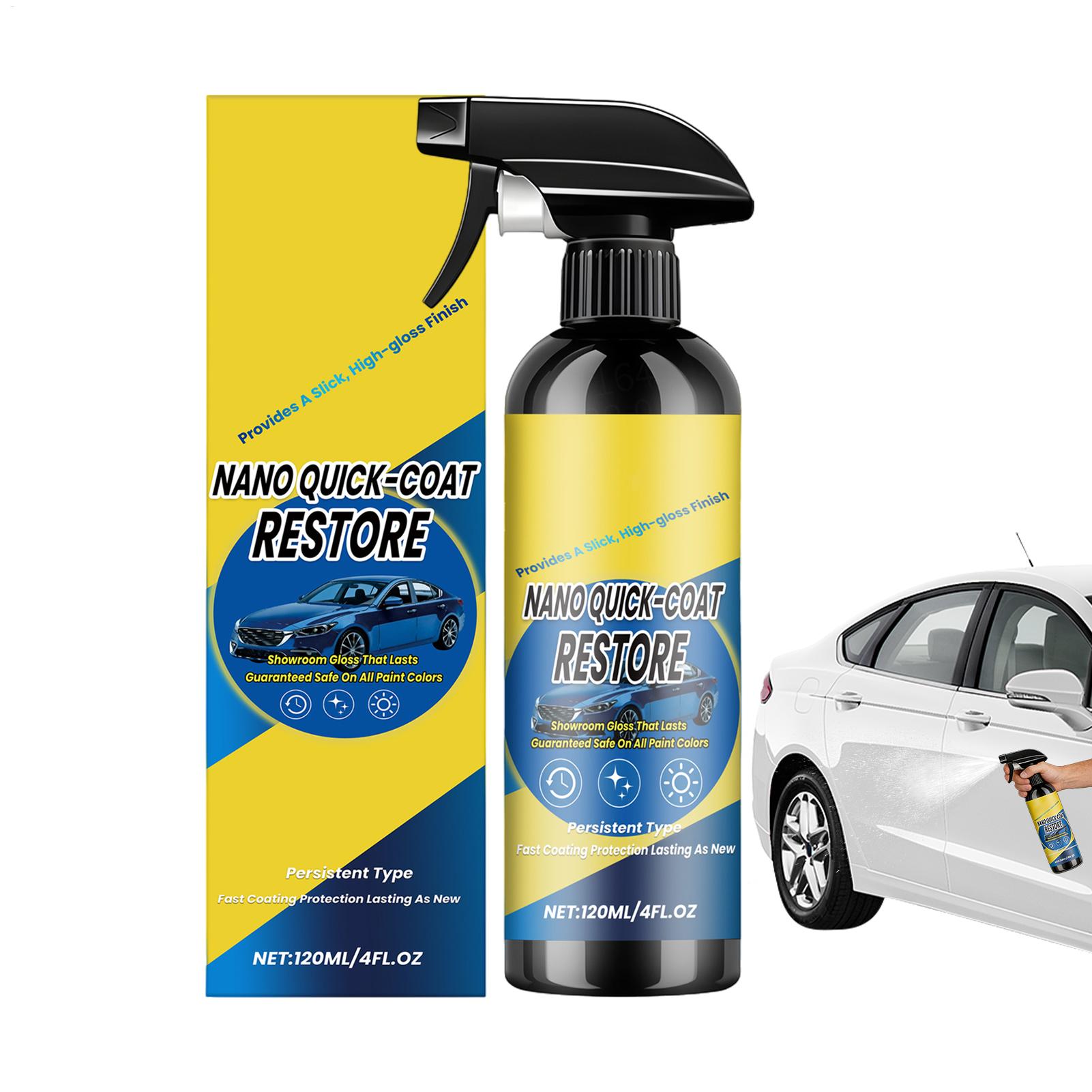 Car Wax Ceramic Coating - 120ml Auto-Keramikbeschichtungsspray Nano-Versiegelung Schnellpflegespray für Autodetailing