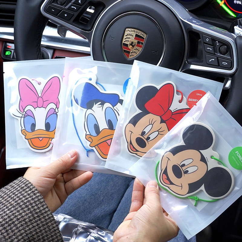 Odor Eliminator Car - Disney Auto-Lufterfrischer Schlüsselanhänger Mickey Minnie Donald