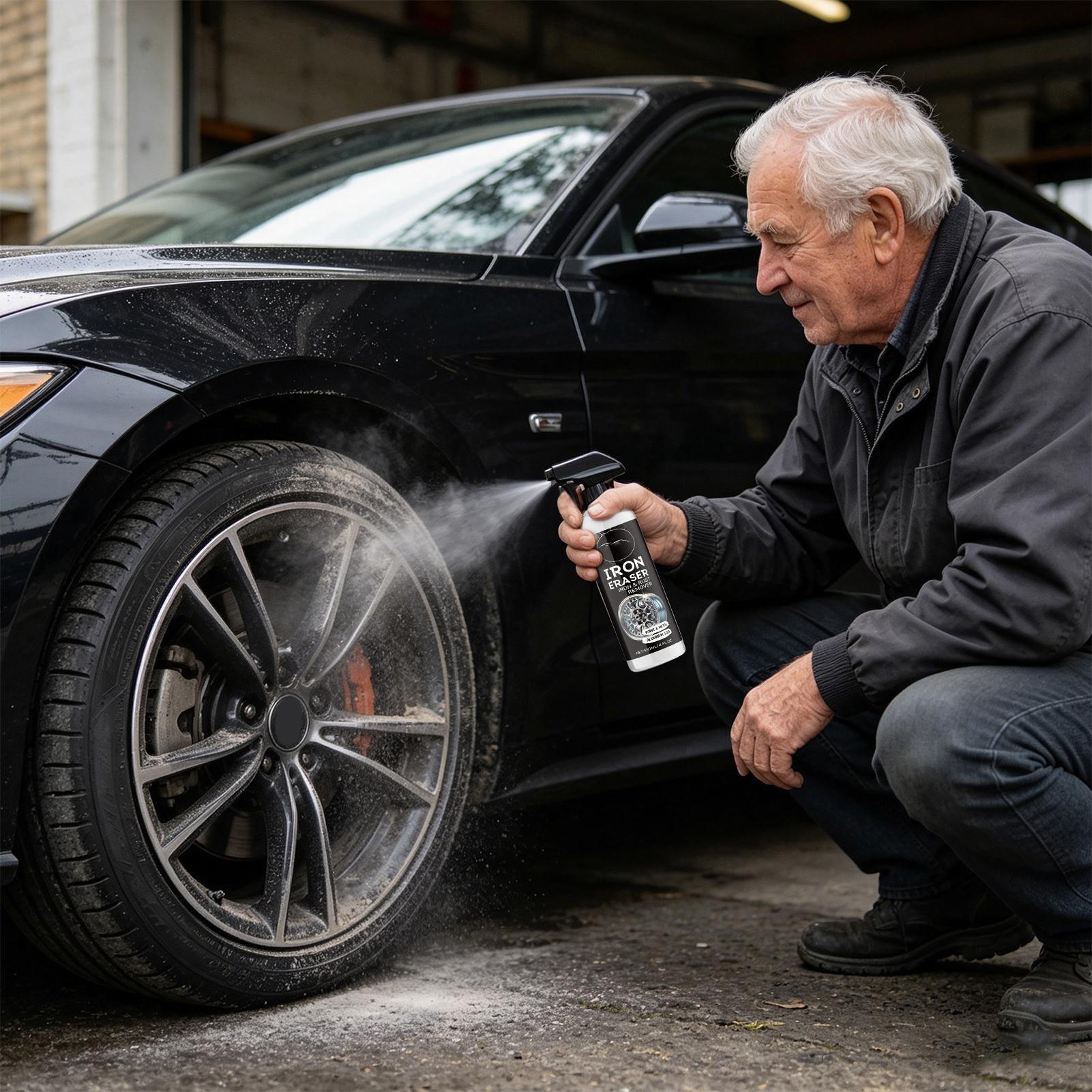 Wheel Cleaner Alloy - Rostentferner-Spray für Autoräder, effektiver Reiniger für