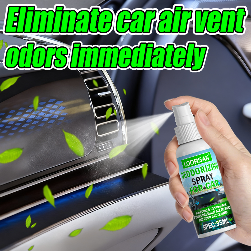 Odor Eliminator Car - LOORSAN 35ml Auto-Lufterfrischer-Spray, Sofortiger Geruchsentferner für