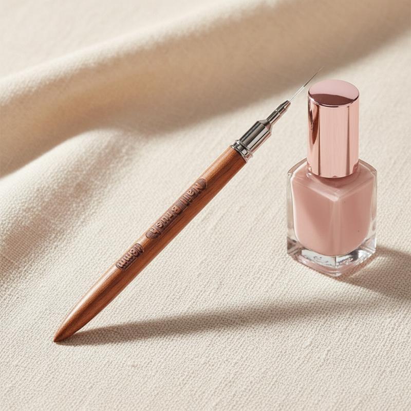 Detailing Brush Set - 5-teiliges Nail-Art-Pinselset mit Sandelholzgriffen und Präzisionskappen