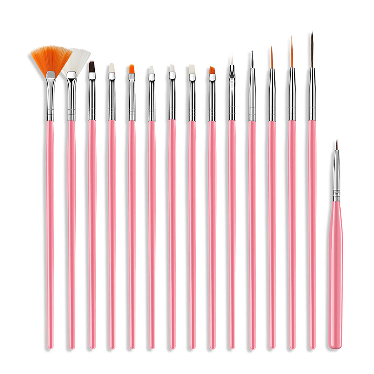 Detailing Brush Set - 15-teiliges Pinselset mit feinen Details –