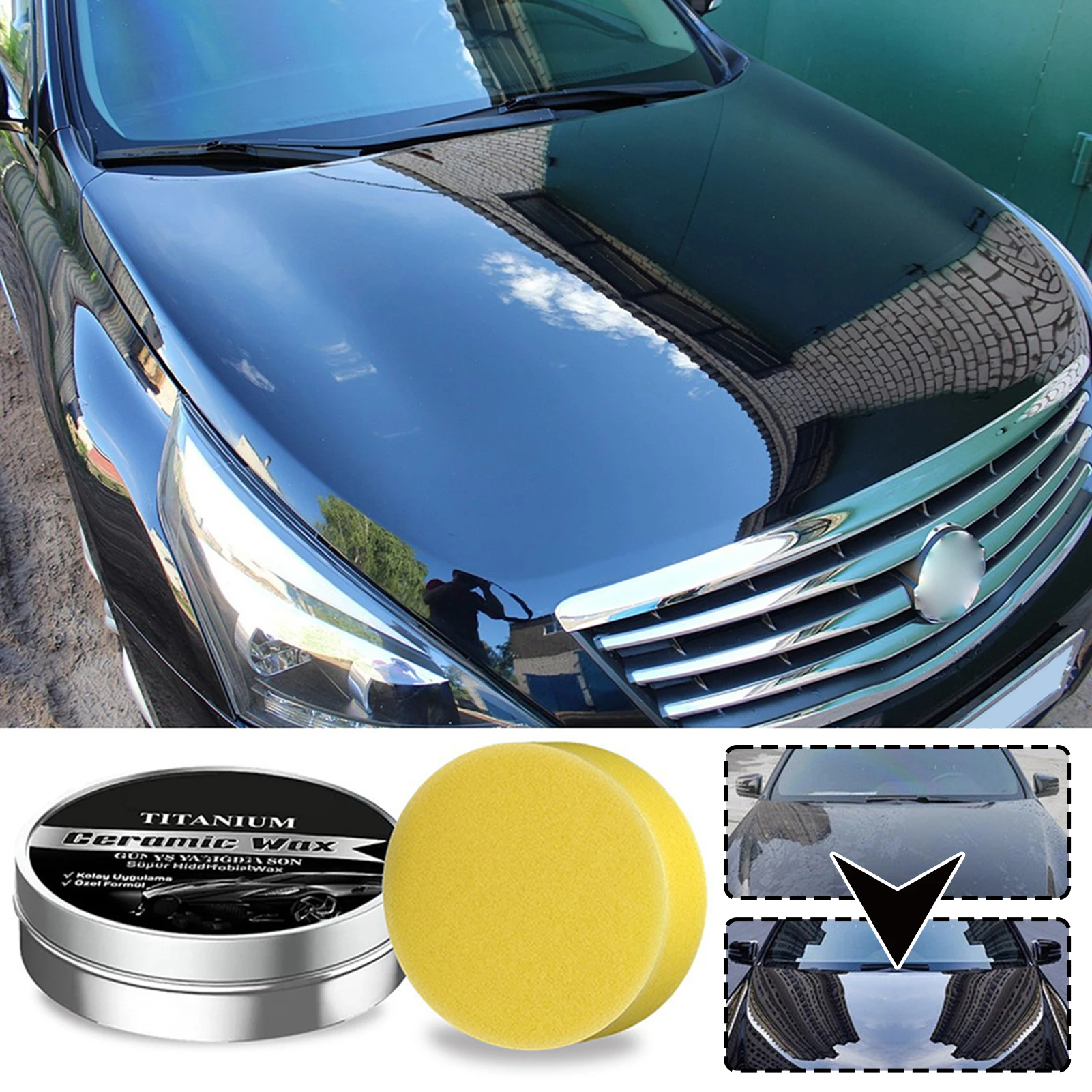 Car Wax Ceramic Coating - Auto Beschichtung Polieren Wachs Auto Kratzer