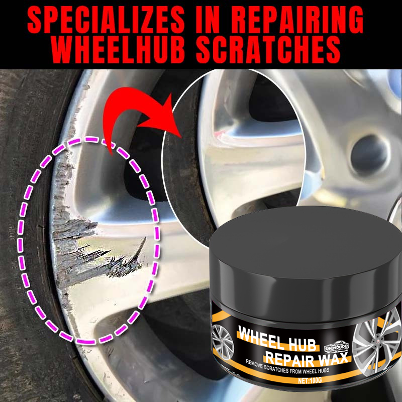 Wheel Cleaner Alloy - 1 Stück 100 g Universal-Radnaben-Reparaturset, Auto-Radpflege-Polierpaste,