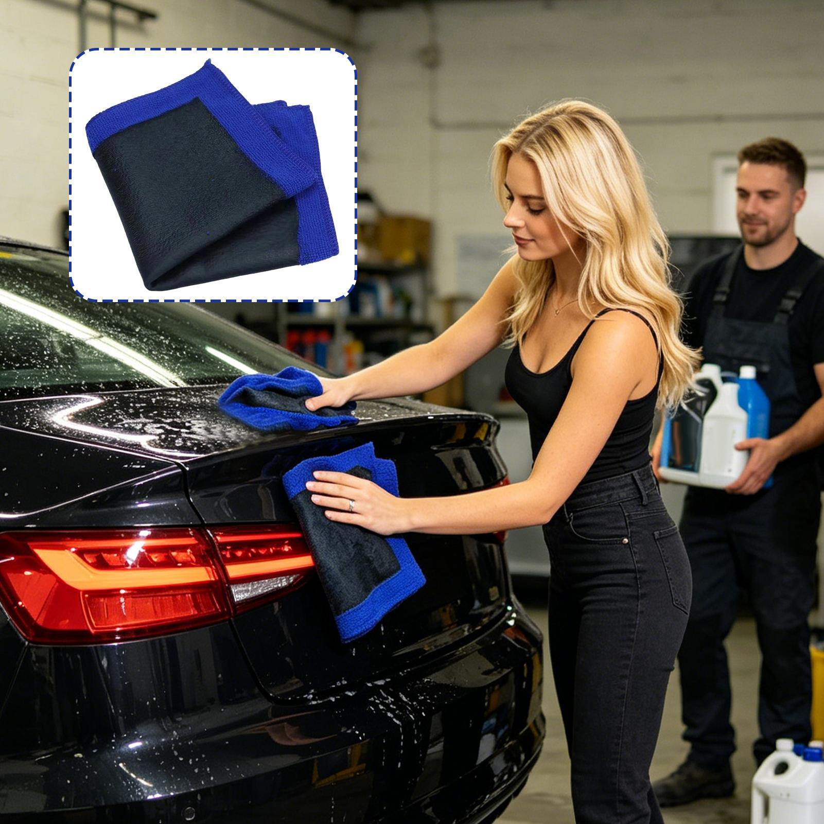 Clay Bar Lubricant - Clay Bar Handtuch für Autopflege, Mikrofaser-Feingewebe-Synthetik-Waschhandschuh,