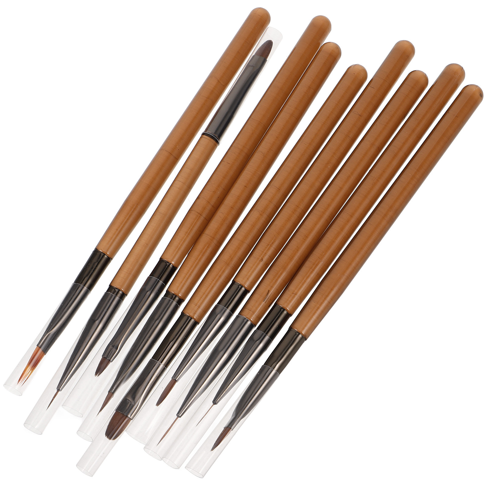 Detailing Brush Set - 1 Set Multifunktionales Nagelkunst-Pinselset Weiche Borsten