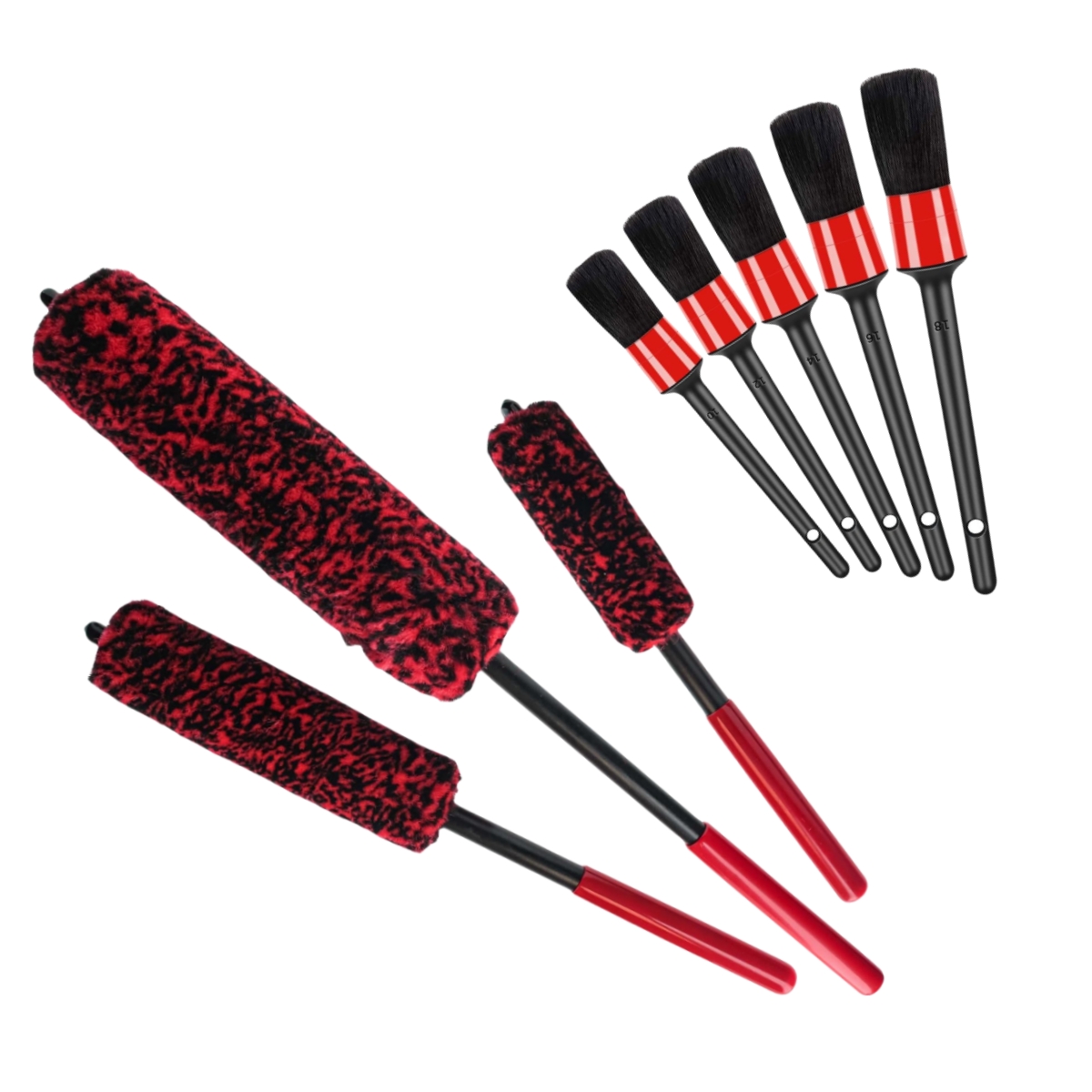 Interior Detailing Kit - Auto Reifen Rad Detaillierung Pinsel Set