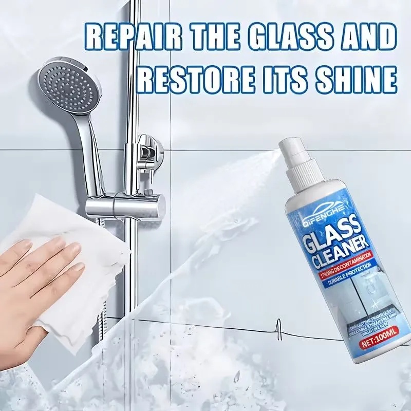 Glass Cleaner Streak - Streifenfreier Glasreiniger von QIFENGHE, Langanhaltender Transparenter