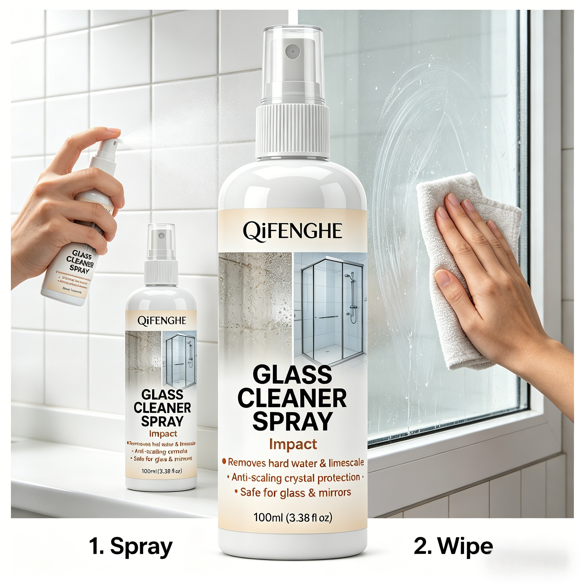 Sofortiger Kalkfleckenentferne – Glass Cleaner Streak Bewertung und Preis