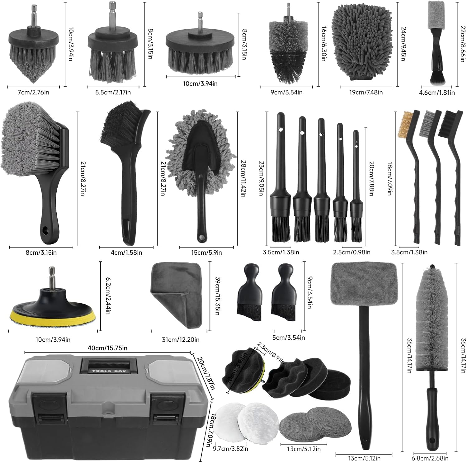 Auto-Detailing-Set, 36-teilige – Interior Detailing Kit Bewertung und Preis