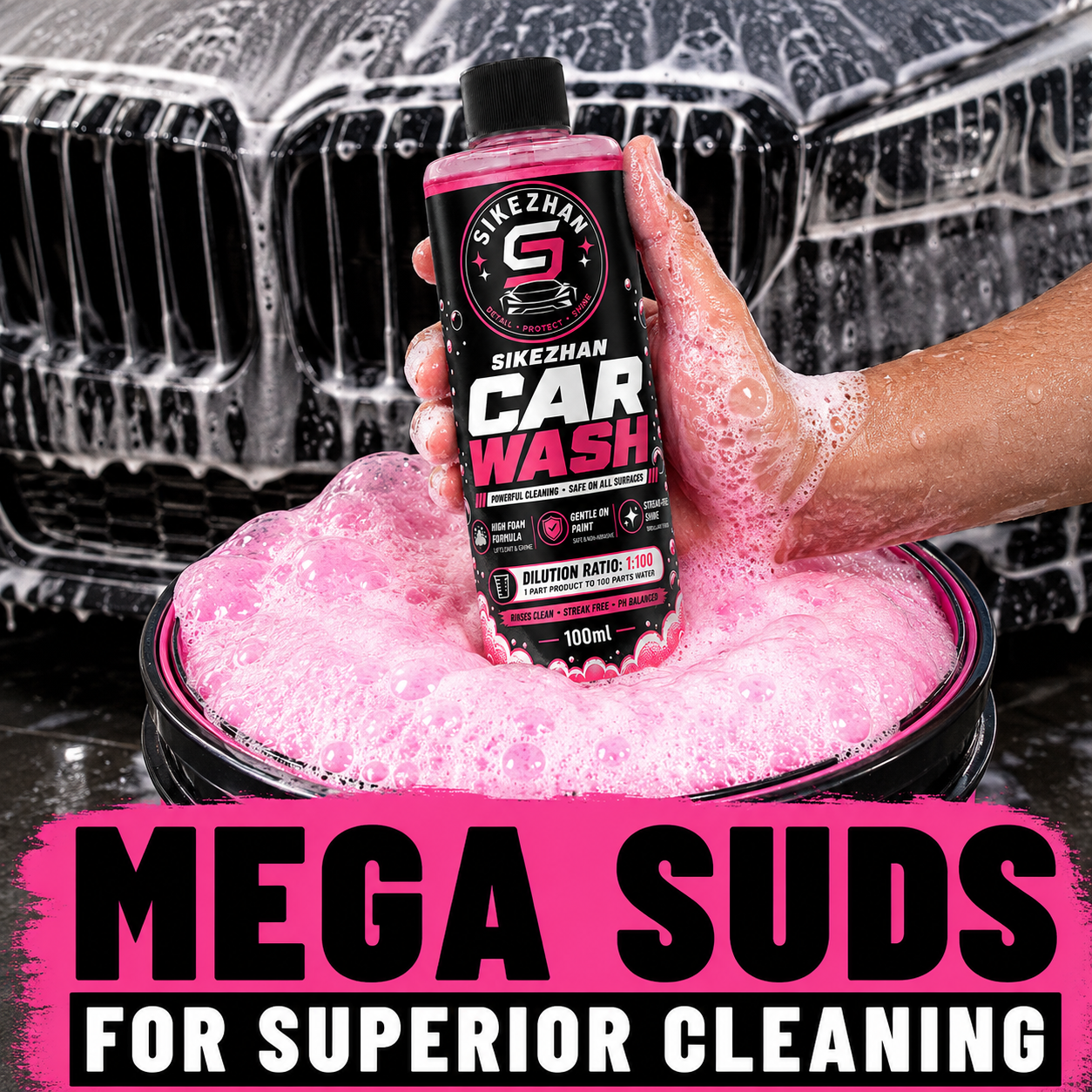 100ml 1:100 Konzentrierte Supe – Foam Cannon Car Wash Bewertung und Preis