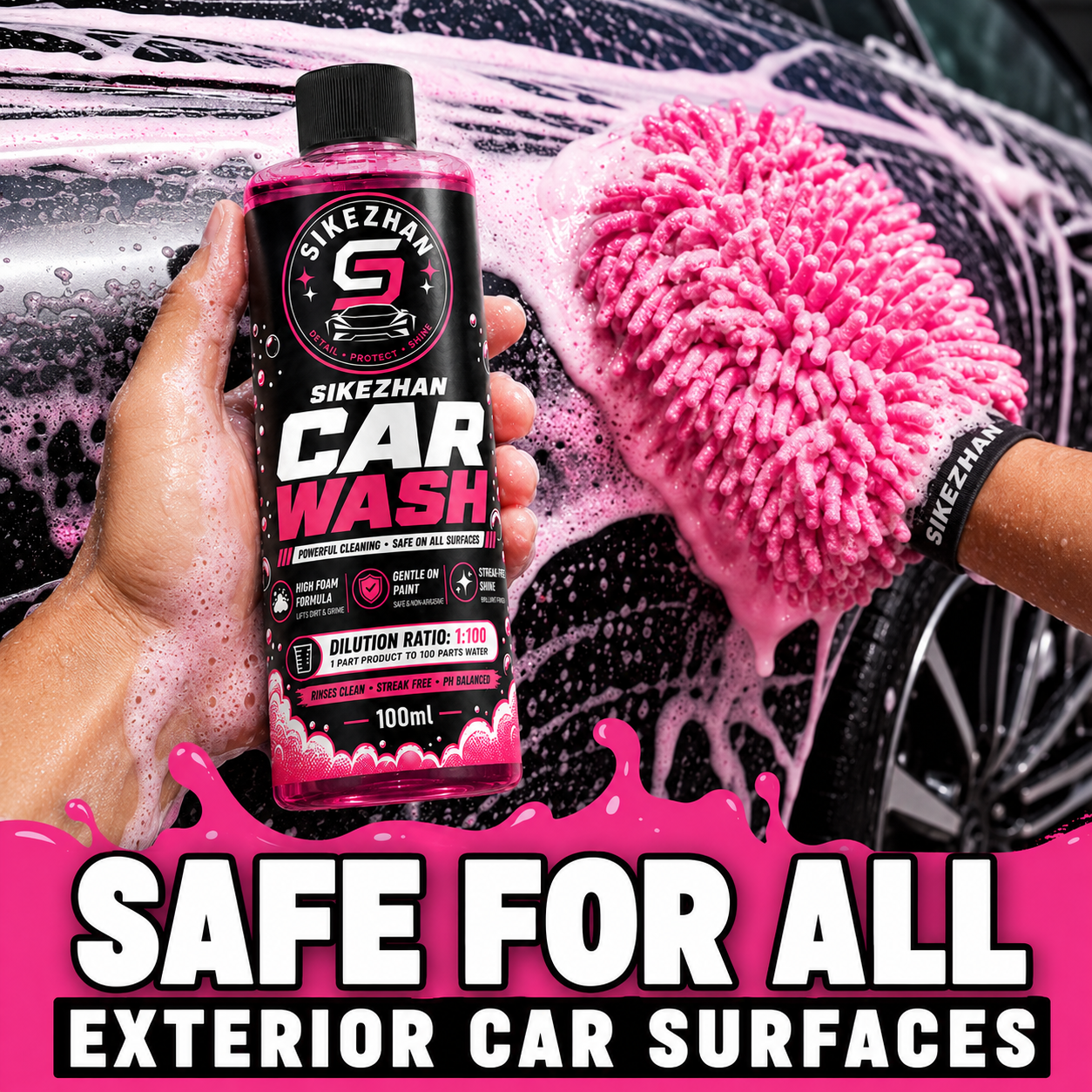 100ml 1:100 Konzentrierte Supe – Foam Cannon Car Wash Bewertung und Preis