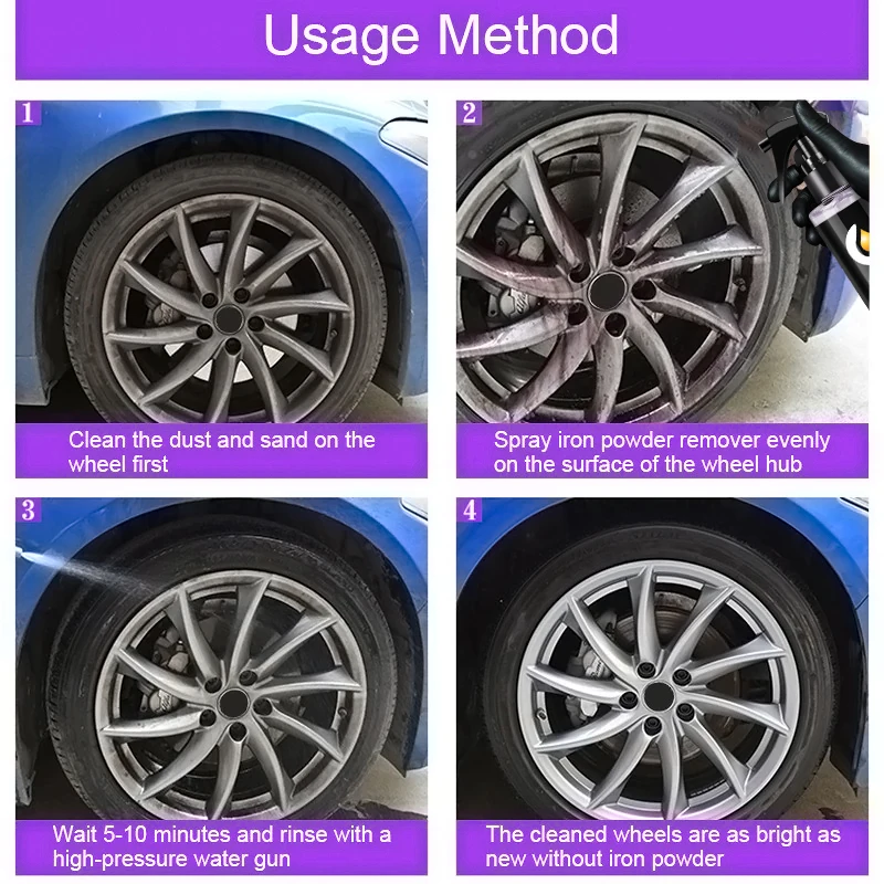 50 ml/100 ml Rad Farbe Eisen E – Wheel Cleaner Alloy Bewertung und Preis