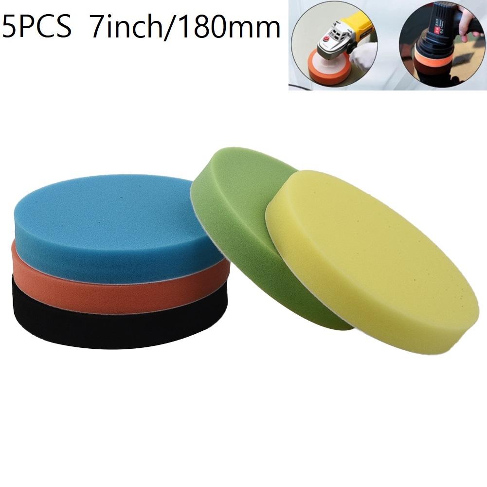 5-teiliges Schwamm-Polierset 7 – Polish Pad Set Buffer Bewertung und Preis