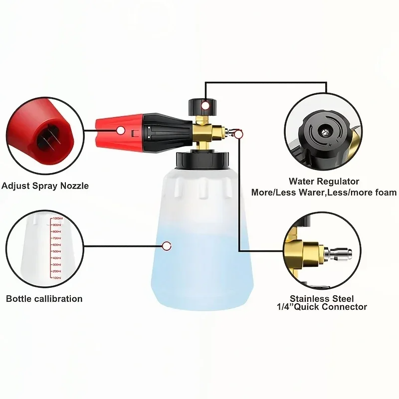 Hochdruck-PA-Schaumkanone Eins – Foam Cannon Car Wash Bewertung und Preis
