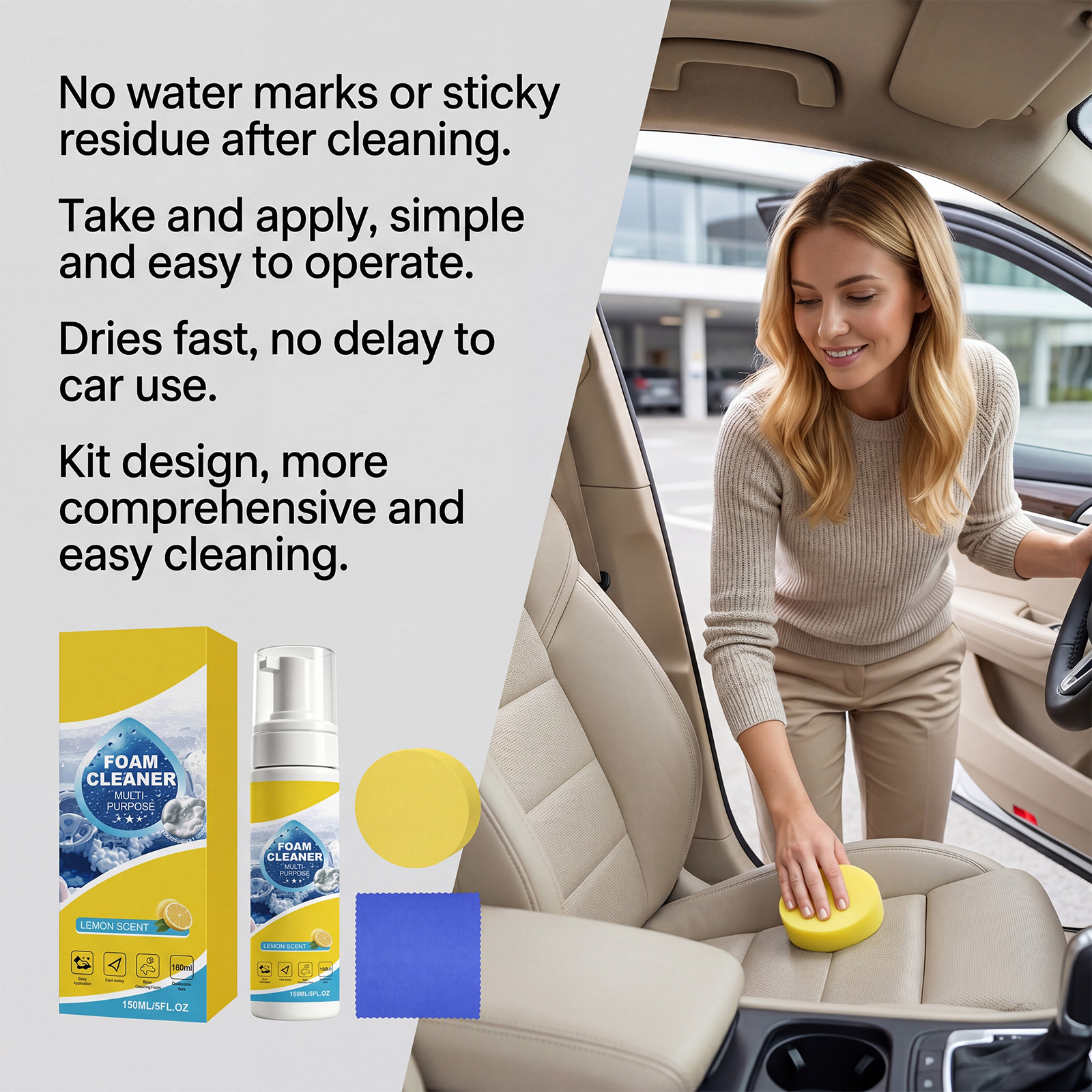 Schaumreiniger Mehrzweck-Autoi – Leather Cleaner Interior Bewertung und Preis