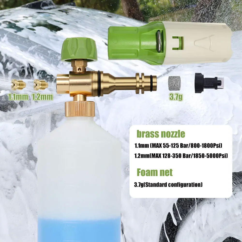 Aluminium Schaumpistole Lanze  – Foam Cannon Car Wash Bewertung und Preis
