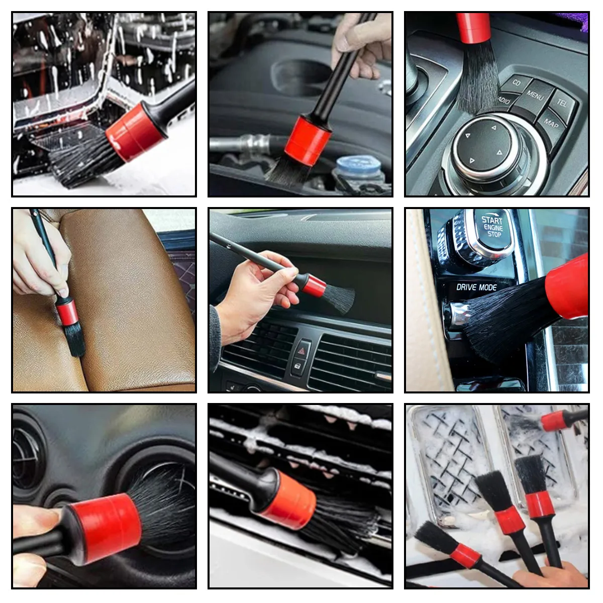126-teiliges Auto-Detail-Reini – Dirt Brush Interior Bewertung und Preis