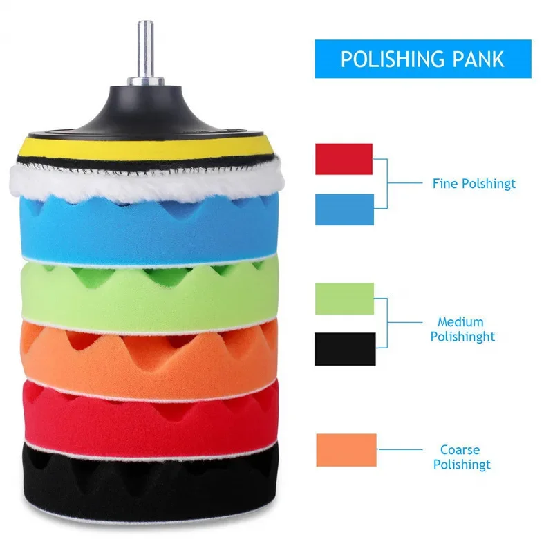 8Pcs Auto Polieren Pads Kit 3/ – Polish Pad Set Buffer Bewertung und Preis