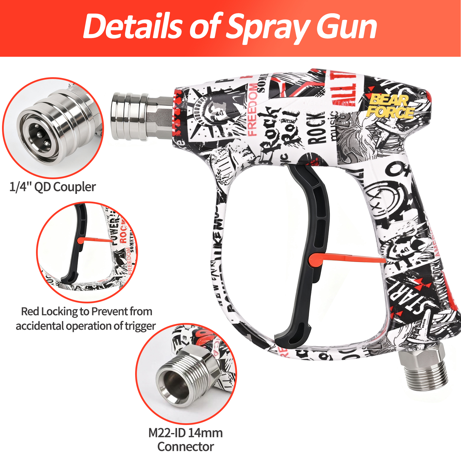 BEAR FORCE Hochdruckreiniger,  – Pressure Washer Foam Gun Bewertung und Preis