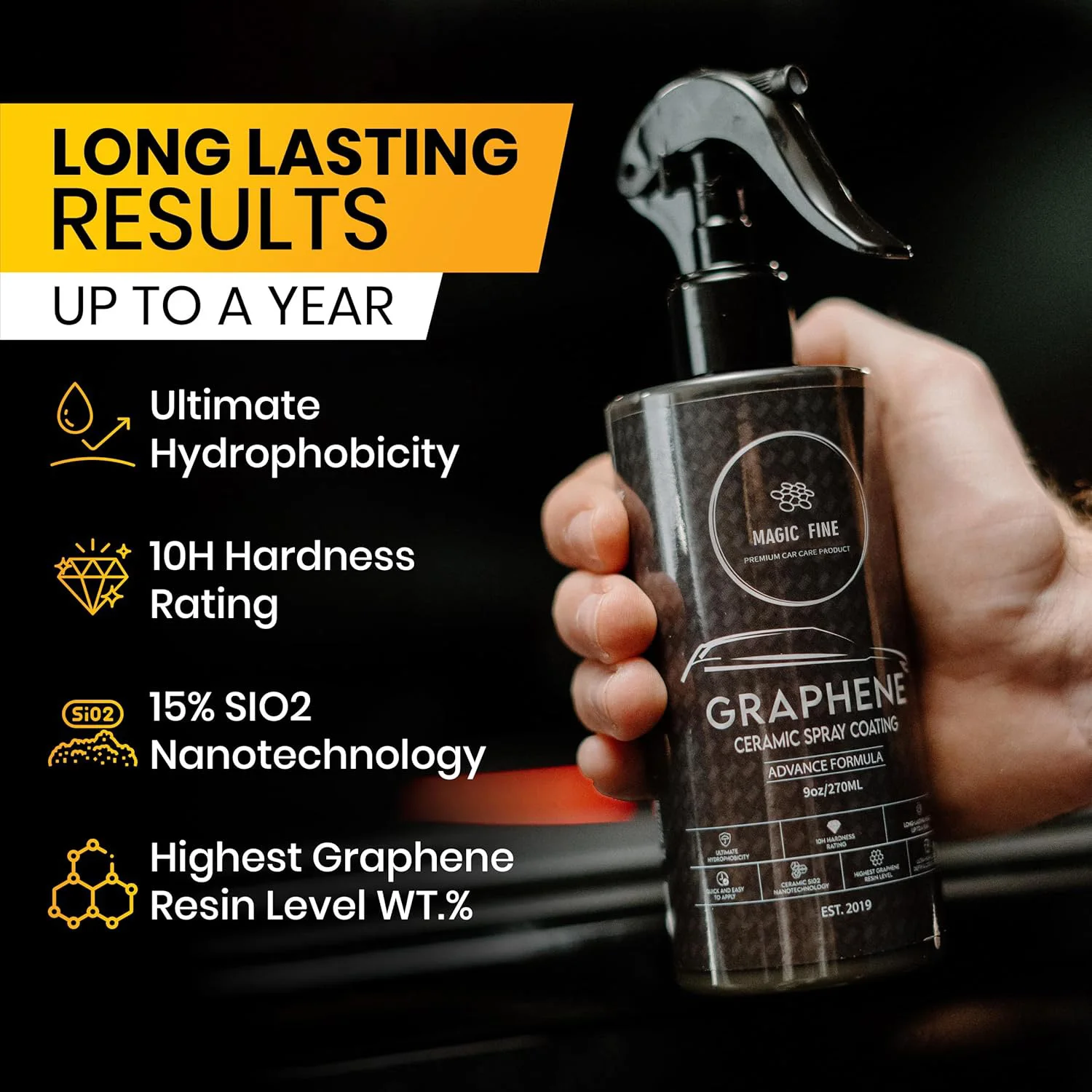 Graphen-Keramik-Sprühbeschicht – Car Wax Ceramic Coating Bewertung und Preis
