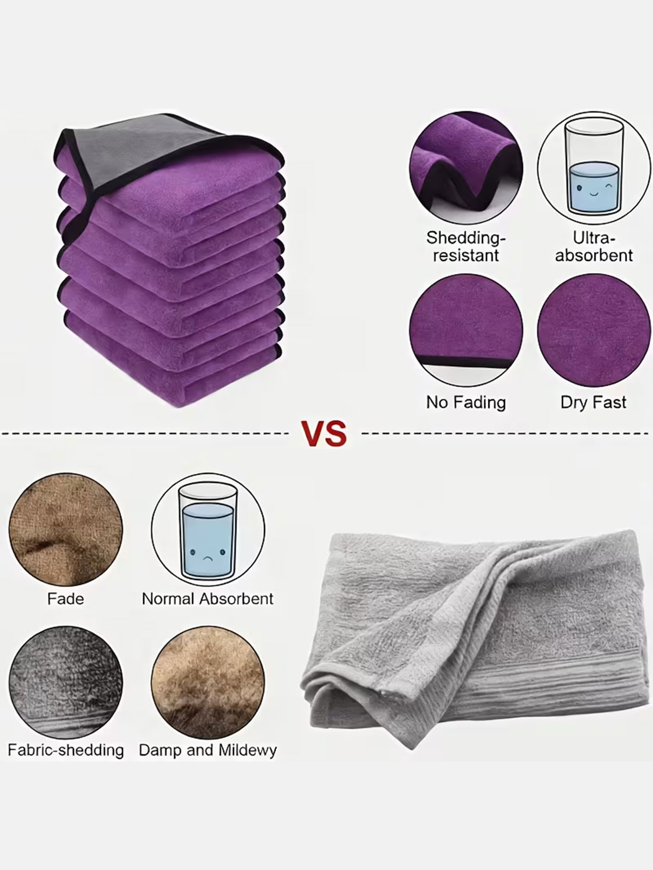 10er-Pack Doppelseitige Korall – Microfiber Towel Detailing Bewertung und Preis