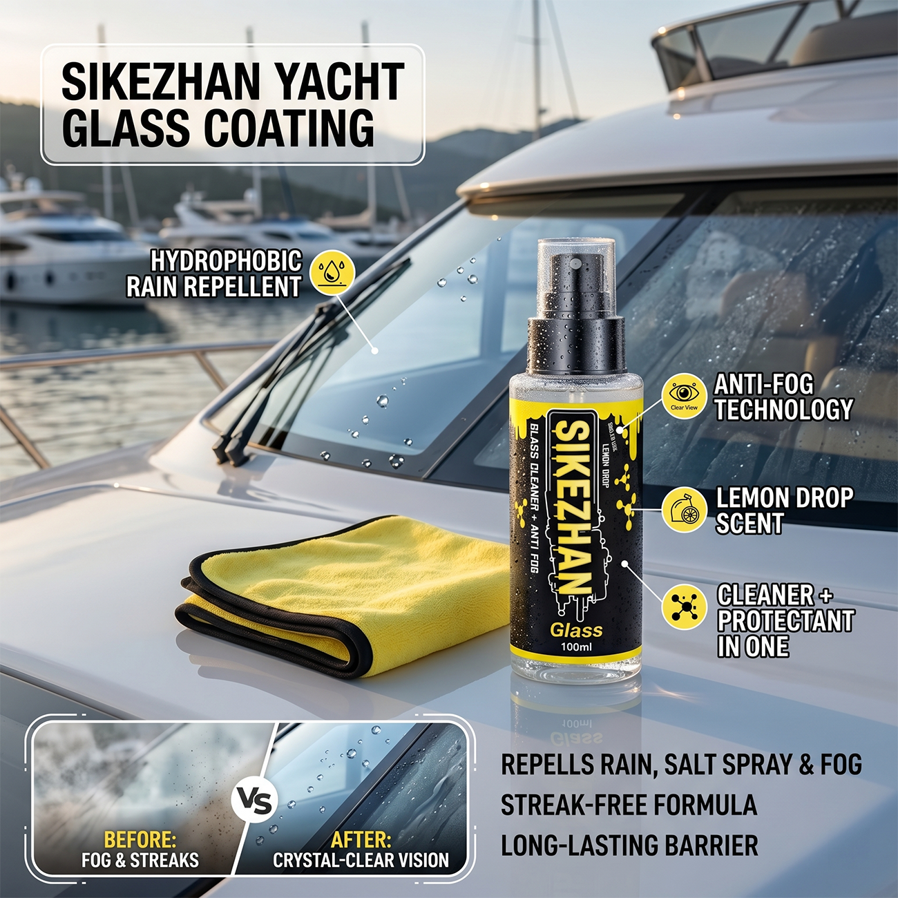 2-in-1 Anti-Beschlag-Spray & G – Glass Cleaner Streak Bewertung und Preis