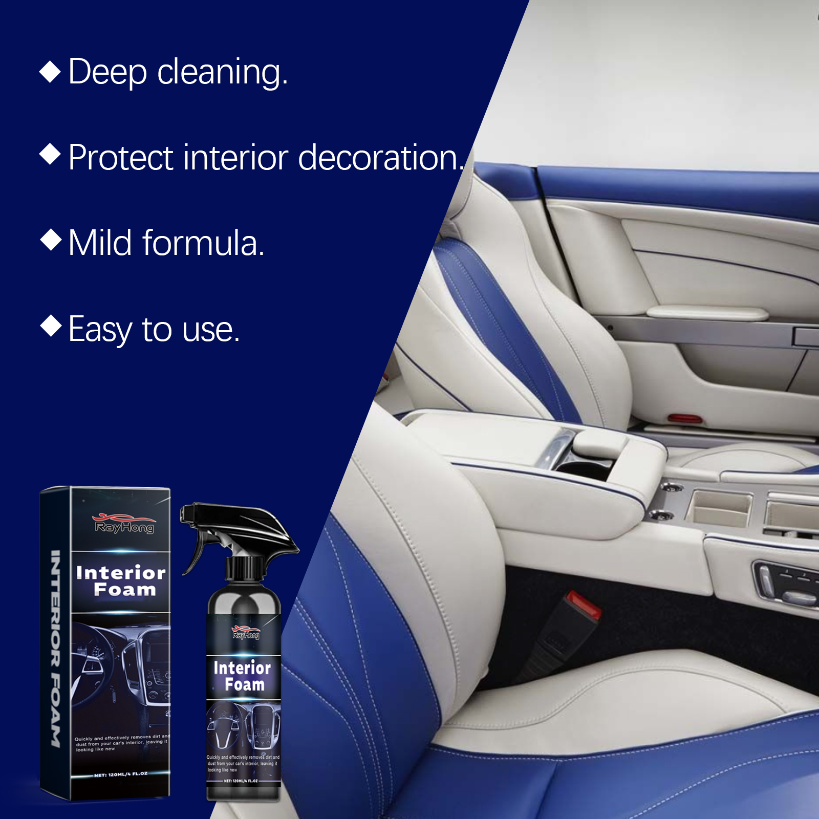 Mehrzweck-Schaumreiniger für d – Seat Cleaner Fabric Bewertung und Preis