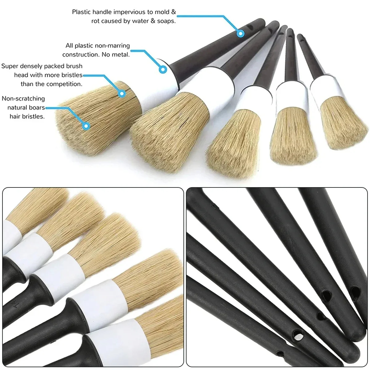 5PCS Reinigung Werkzeuge Auto  – Dirt Brush Interior Bewertung und Preis