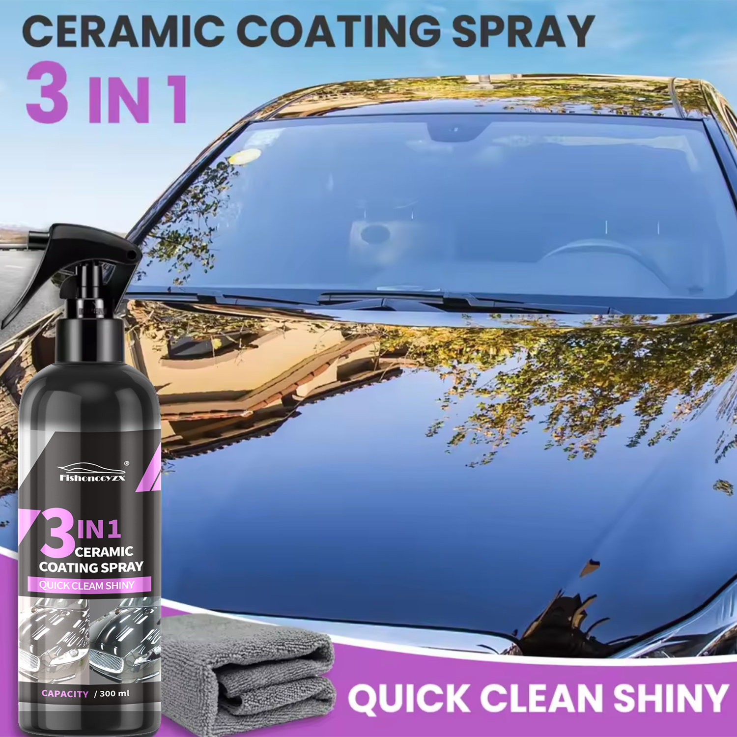 3-in-1-Spray für Autokeramik-F – Car Wax Ceramic Coating Bewertung und Preis