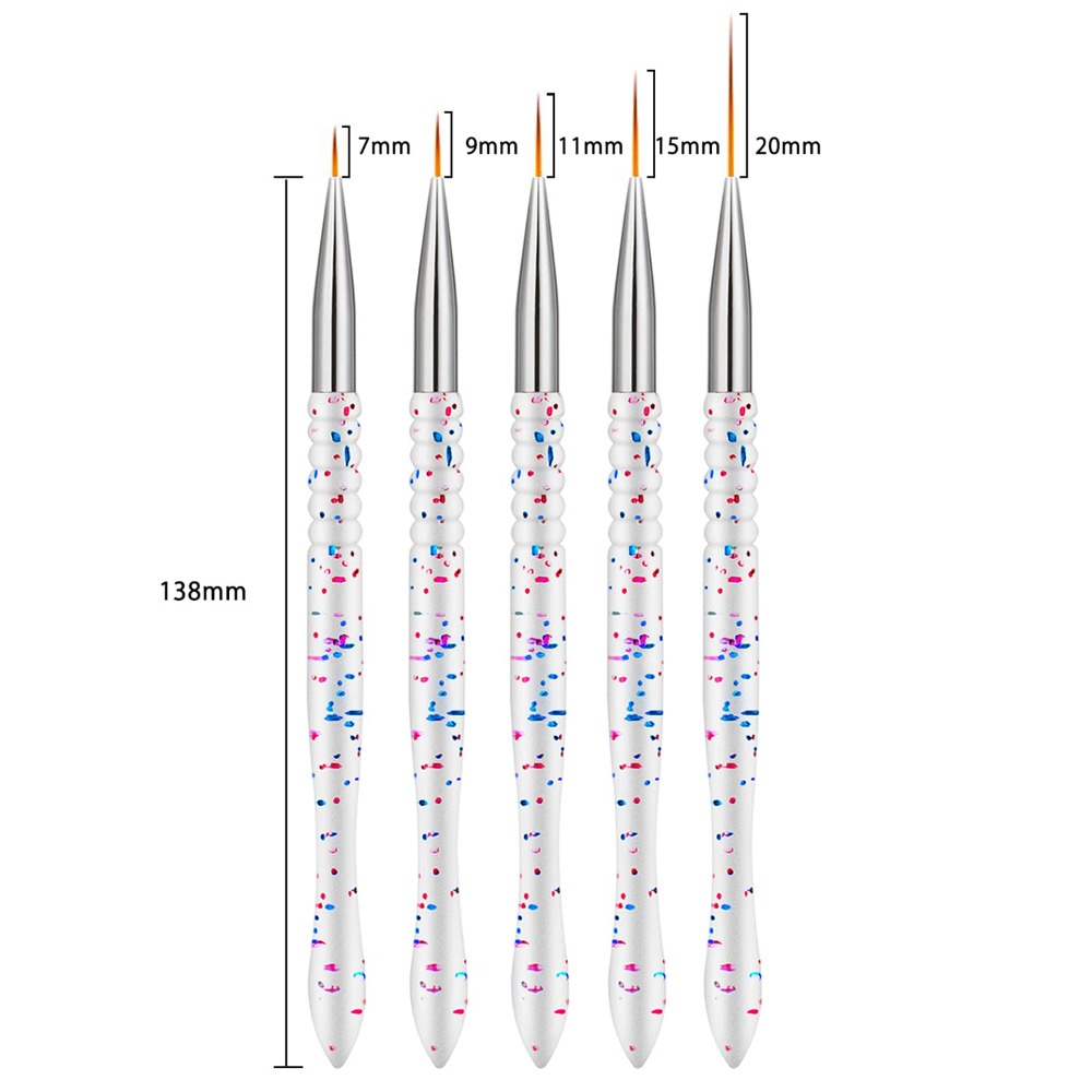 5-teiliges professionelles Nai – Detailing Brush Set Bewertung und Preis