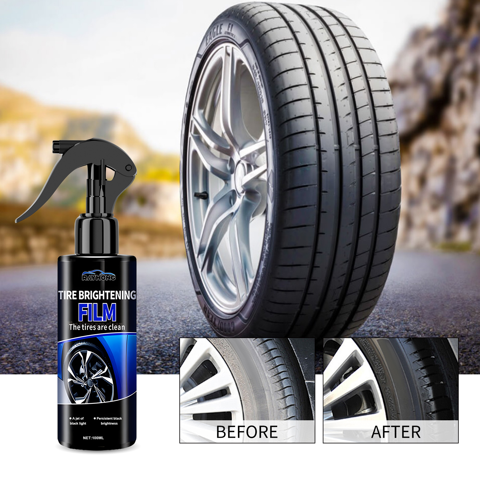 Autoreifen-Glanz-Beschichtungs – Tire Shine Spray Sealant Bewertung und Preis