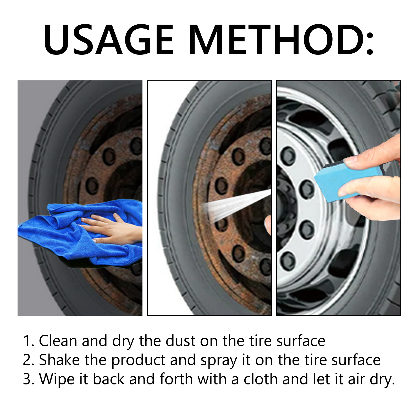 Autoreifen-Glanz-Beschichtungs – Tire Shine Spray Sealant Bewertung und Preis