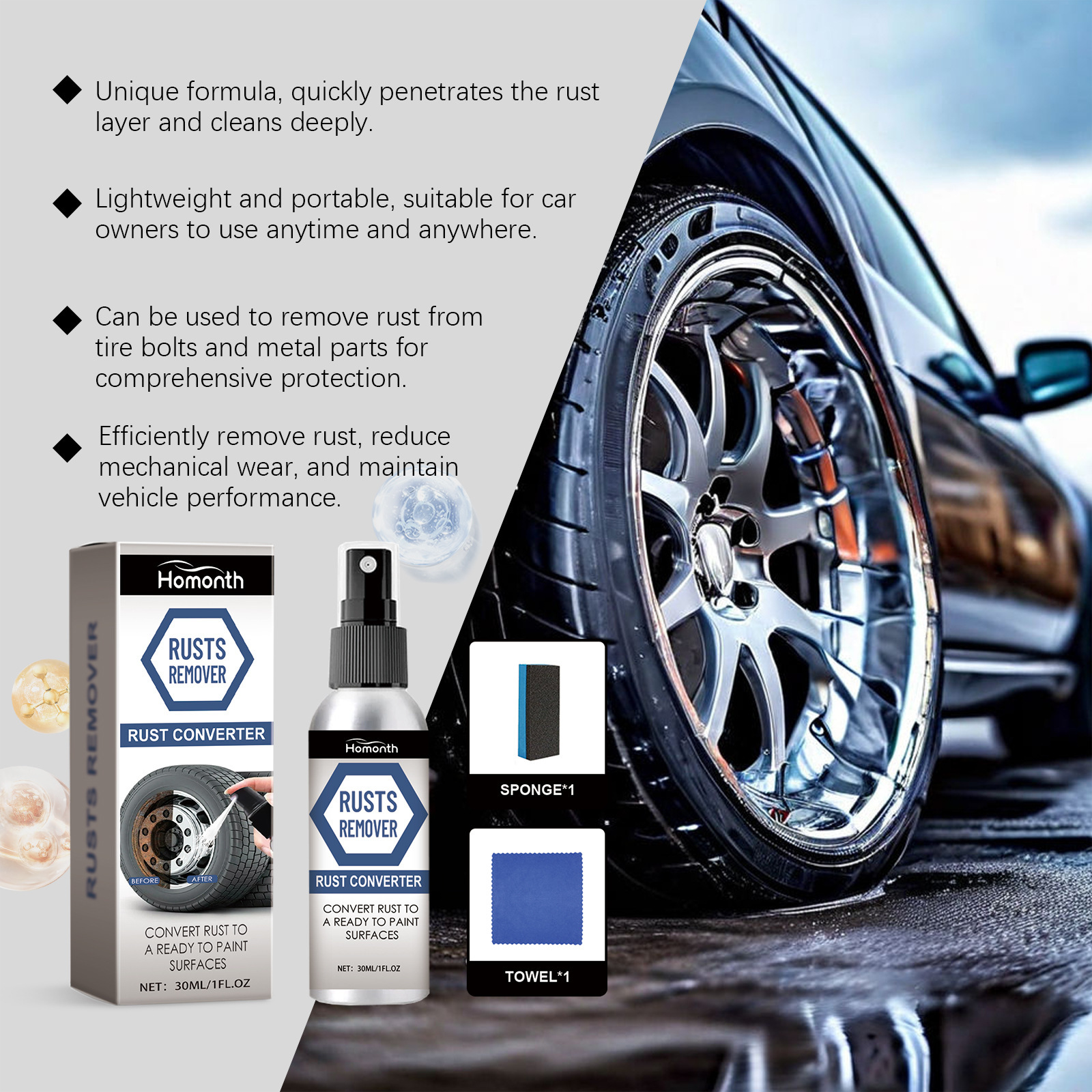 Rostentferner-Spray für Autorä – Wheel Cleaner Alloy Bewertung und Preis