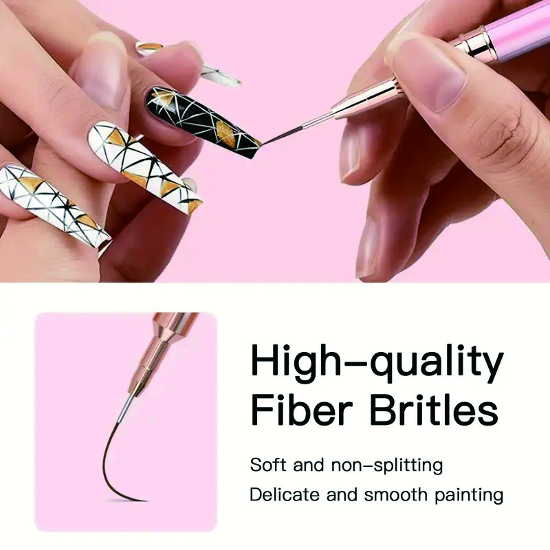 5-teiliges Nail-Art-Stift-Set, – Detailing Brush Set Bewertung und Preis