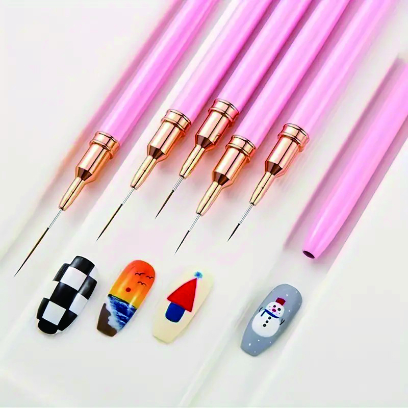 5-teiliges Nail-Art-Stift-Set, – Detailing Brush Set Bewertung und Preis