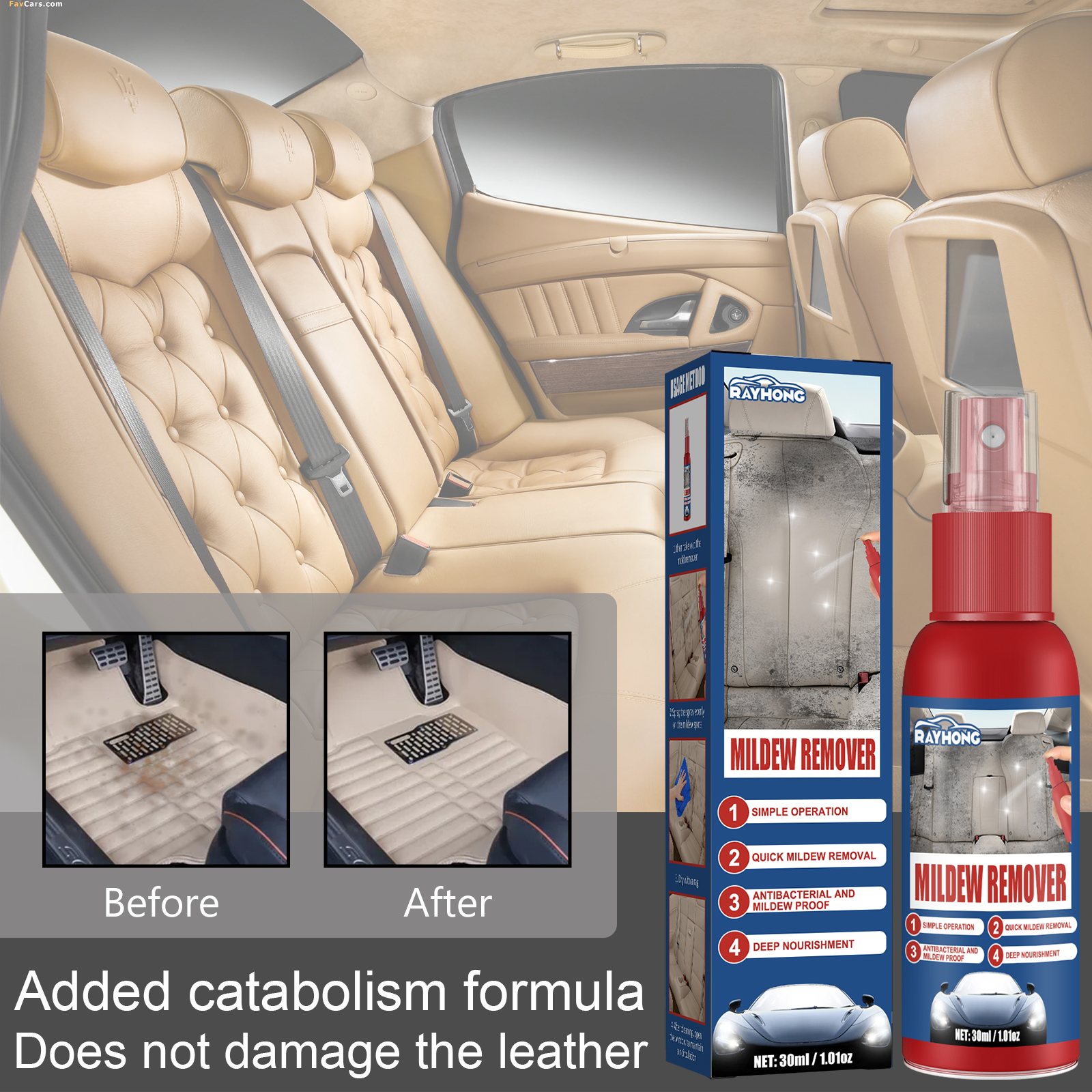 Auto-Schimmelentferner-Spray M – Leather Cleaner Interior Bewertung und Preis